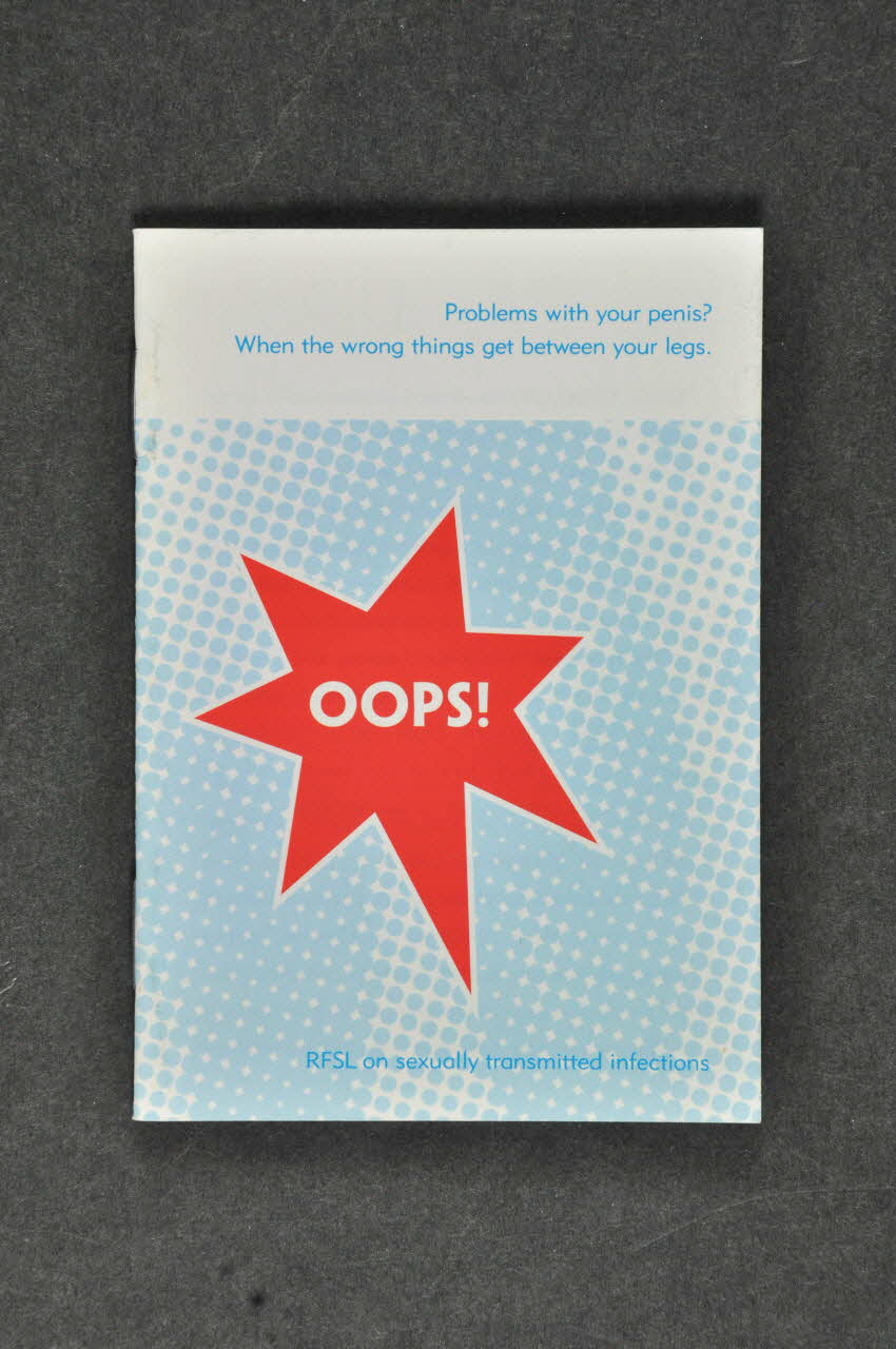 RFSL BROCHURE "OOPS ! Suède 2003/2 2005.34.66 Photo Mucem