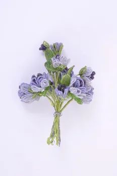 fleur artificielle Midi-Pyrénées, France 1880-1930 2005.5.19.1-9  Photo Mucem