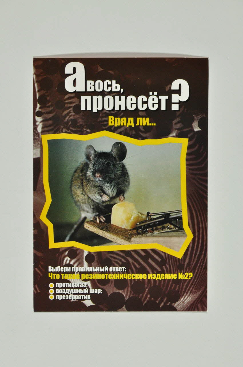 Siberian Aids Aid Charitable Fund / Croix Rouge flyer Sibérie 2001 2004.236.14 Photo Mucem