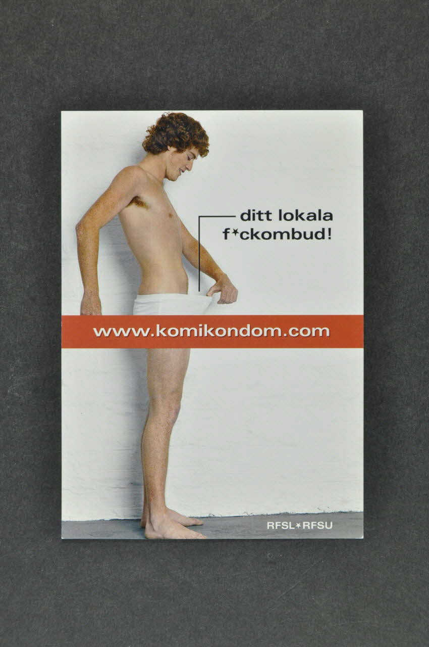 carte postale "ditt lokala f*ckombud !" (traduire) 2005.34.79 Photo Mucem