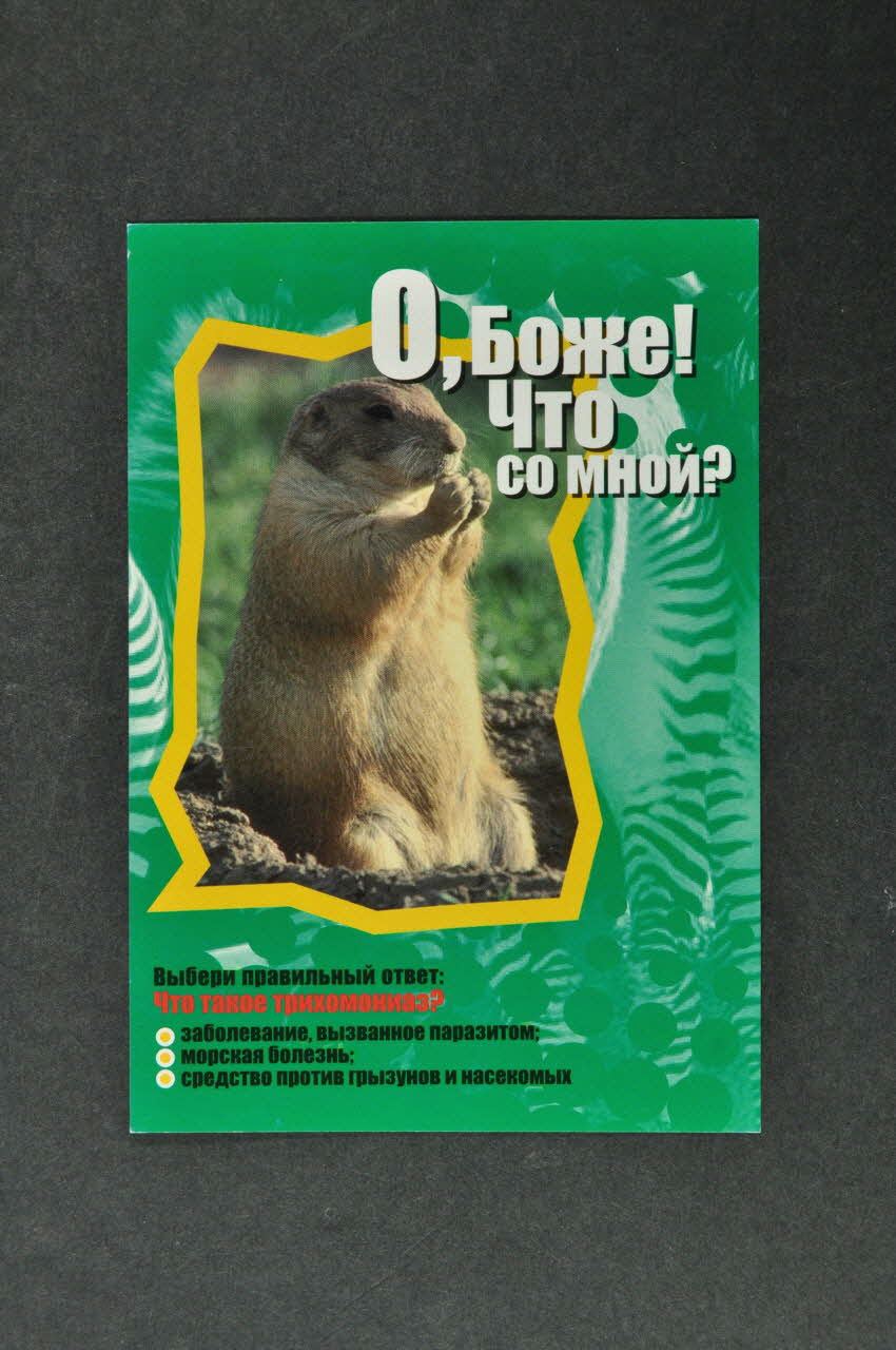 Siberian Aids Aid Charitable Fund / Croix Rouge flyer Sibérie 2001 2004.236.15 Photo Mucem