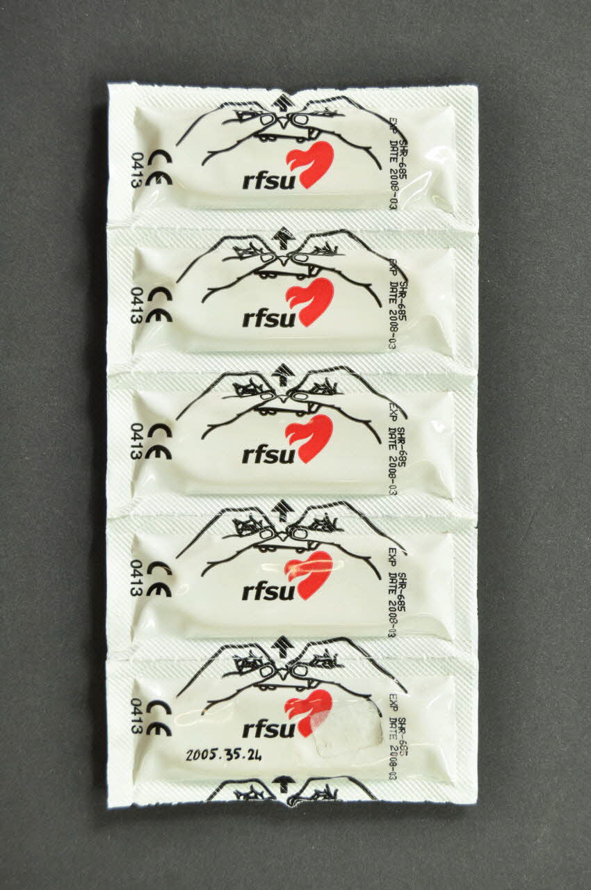 Rfsu Enveloppe de préservatif "Mamba" Suède 2005 2005.35.24 Photo Mucem