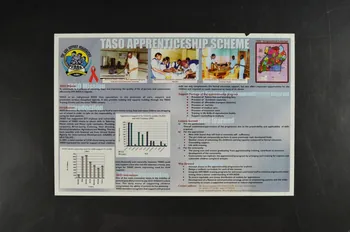 affiche TASO Apprenticeship scheme" (Schéma du Centre d'apprentissage TASO) 2005.35.35  Photo Mucem