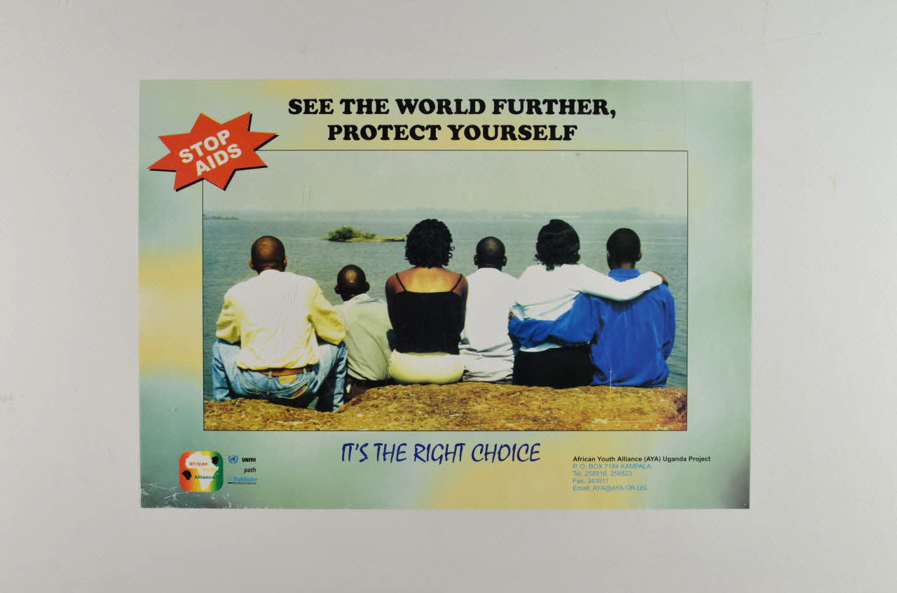 affiche "See the world further. Protect yourself" (Voyez le monde plus avant. Protégez-vous) 2005.35.36 Photo Mucem