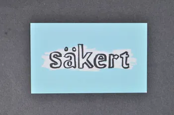 LAFA carte "Säkert" (safe ??) (traduire) Suède 2005 2005.35.51 Photo Mucem
