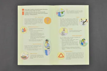 Laboratoire Glaxosmithkline Dépliant "Praktiska räd till dig din familj och dina vanner" (traduire) Suède 2004 2005.35.55  Photo Mucem