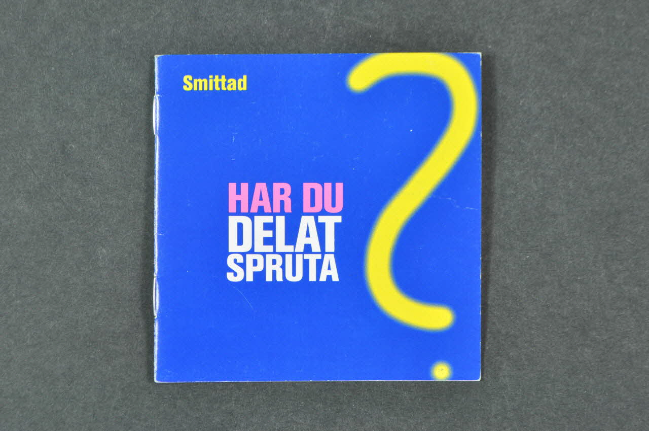 Convictus BROCHURE "Har du delat spruta ?" (traduire) Suède 2002 2005.36.11 Photo Mucem