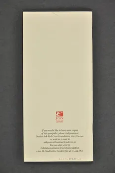 National Institute Of Public Health, Noah's BROCHURE "Keep it safe. Protecting oneself & others against HIV" (en anglais) (Rester safe. Se protéger et protéger les autres contre le VIH) Suède 2000 2005.38.12 Photo Mucem