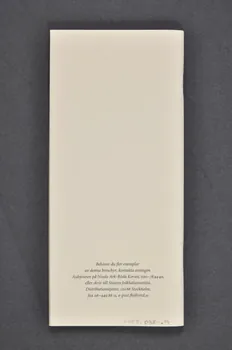 LäKare Mot Aids (Swedish Physicians Against Aids), BROCHURE Skydda. Att skydda sig själv och andra  (Rester safe. Se protéger et protéger les autres contre le VIH) Suède 2001 2005.38.14 Photo Mucem