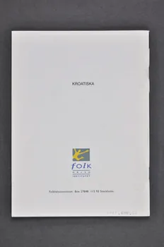 Folkhälsoinstitutet BROCHURE "Briga / Mala knjiga o zaraznim spolnim bolestima" (Prévention. Brochure sur les maladies sexuellement transmissibles) (en croate) Suède 1996 2005.38.22 Photo Mucem