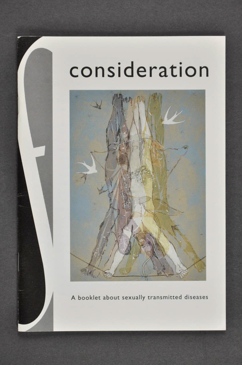 Folkhälsoinstitutet BROCHURE "Consideration / A booklet about sexually transmittes diseases" (Prévention. Brochure sur les maladies sexuellement transmissibles) Suède 2000 2005.38.25 Photo Mucem