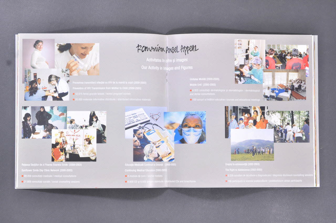 Romanian Angel Appeal BROCHURE Rapport d'activité 2002-2003 Roumanie 2003 2004.237.1 Photo Mucem