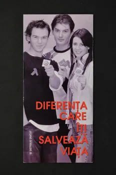Romanian Angel Appeal BROCHURE "Indiferenta care nu iti salveaza viata"  (L'indifférence ne sauve pas la vie) Roumanie 2003 2004.237.15 Photo Mucem