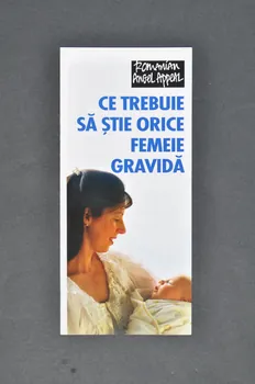 Romanian Angel Appeal Dépliant "Ce trebuie sâ stie orice femeie gravidâ" (conseils pour les femmes enceintes) Roumanie 2004 2004.237.19 Photo Mucem
