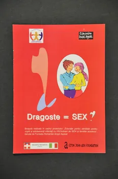 Romanian Angel Appeal BROCHURE "Dragoste (amour) = sex ?" (édition de 2002) Roumanie 2002 2004.237.2 Photo Mucem