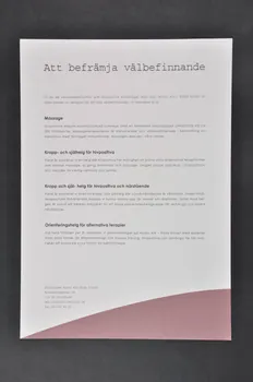 Noaks Ark / Röda Korset tract "Att befrämja välbefinnande" (traduire) Suède 2005 2005.38.9  Photo Mucem