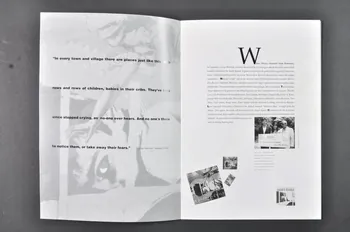 Romanian Angel Appeal / Nobody's Child BROCHURE "Can you imagine a child who cannot smile... (Pouvez-vous imaginer un enfant qui ne peut pas sourire...) Roumanie 1990 2004.237.24 Photo Mucem