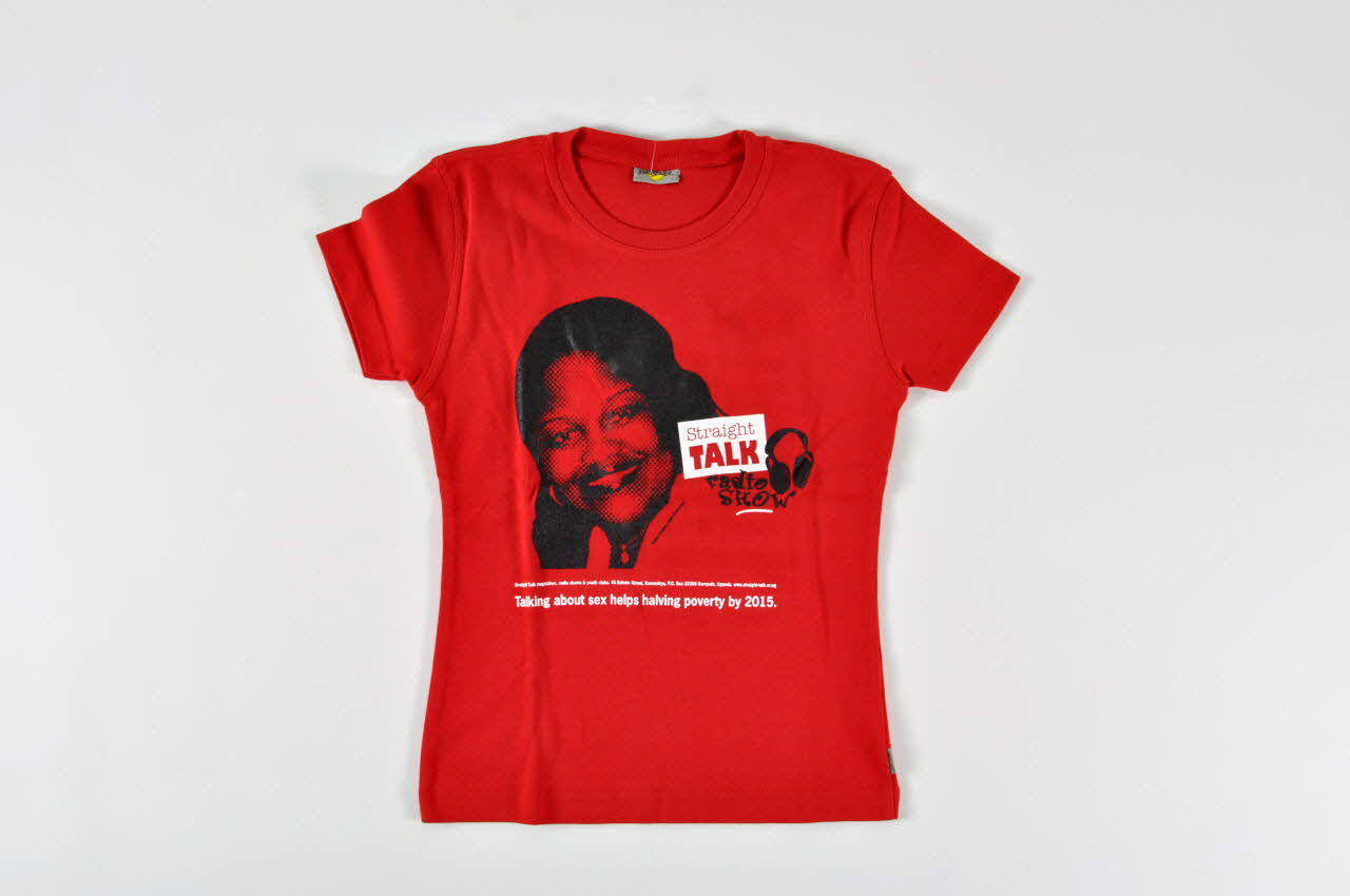 Sida Zénith Tee shirt "Straight Talk Radio show" (Parler vrai) Suède 2005 2005.40.1 Photo Mucem