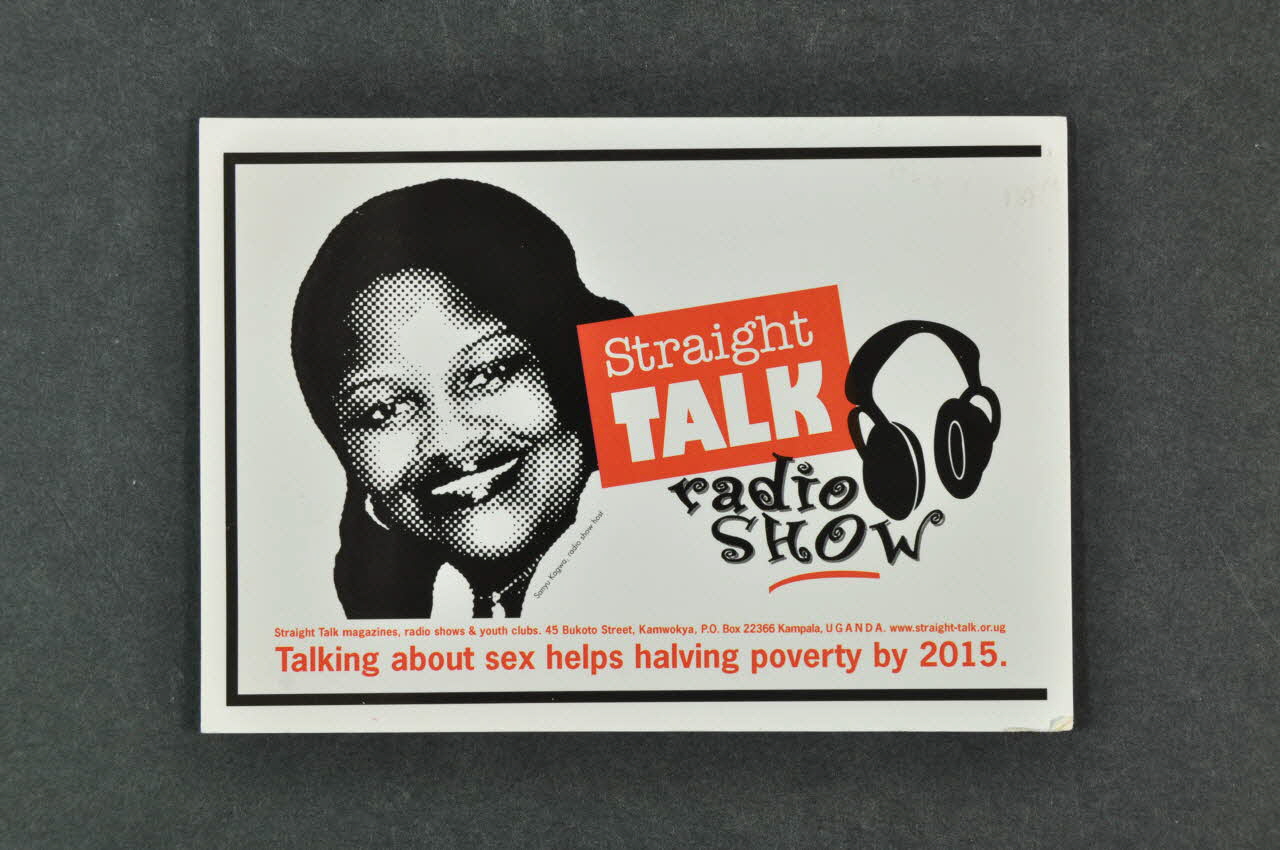 Sida Zénith carte postale "Straight Talk radio show" Suède 2005 2005.40.2 Photo Mucem
