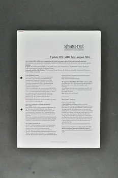 Share-Net Bulletin "Update HIV / AIDS July-August 2004" Pays-Bas 2004/7 2005.41.3 Photo Mucem