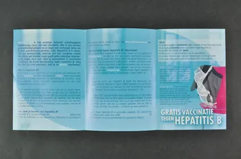 Soa Aids Nederland Dépliant "Gratis vaccinatie tegen Hepatitis B" (Vaccin contre l'hépatite B gratuit) Pays-Bas 2005 2005.42.10 Photo Mucem