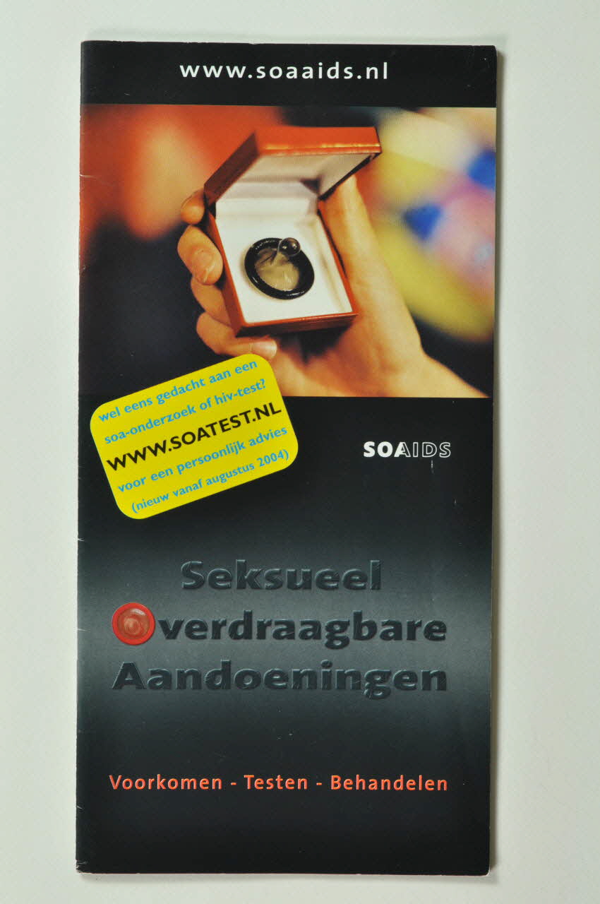 Soa Aids Nederland BROCHURE "Seksueel Overdraagbare Aandoeningen" Pays-Bas 2004/3 2005.42.23 Photo Mucem