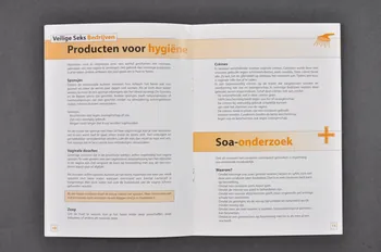 Soa Aids Nederland BROCHURE "Veilige Seks Bedrijven" (traduire) Pays-Bas 2004/9 2005.42.28 Photo Mucem
