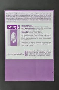Soa Aids Nederland Dépliant "Safety 2. Le travaille et la vie privée" (en français, orthographe respectée) Pays-Bas 2000/5 2005.42.29  Photo Mucem