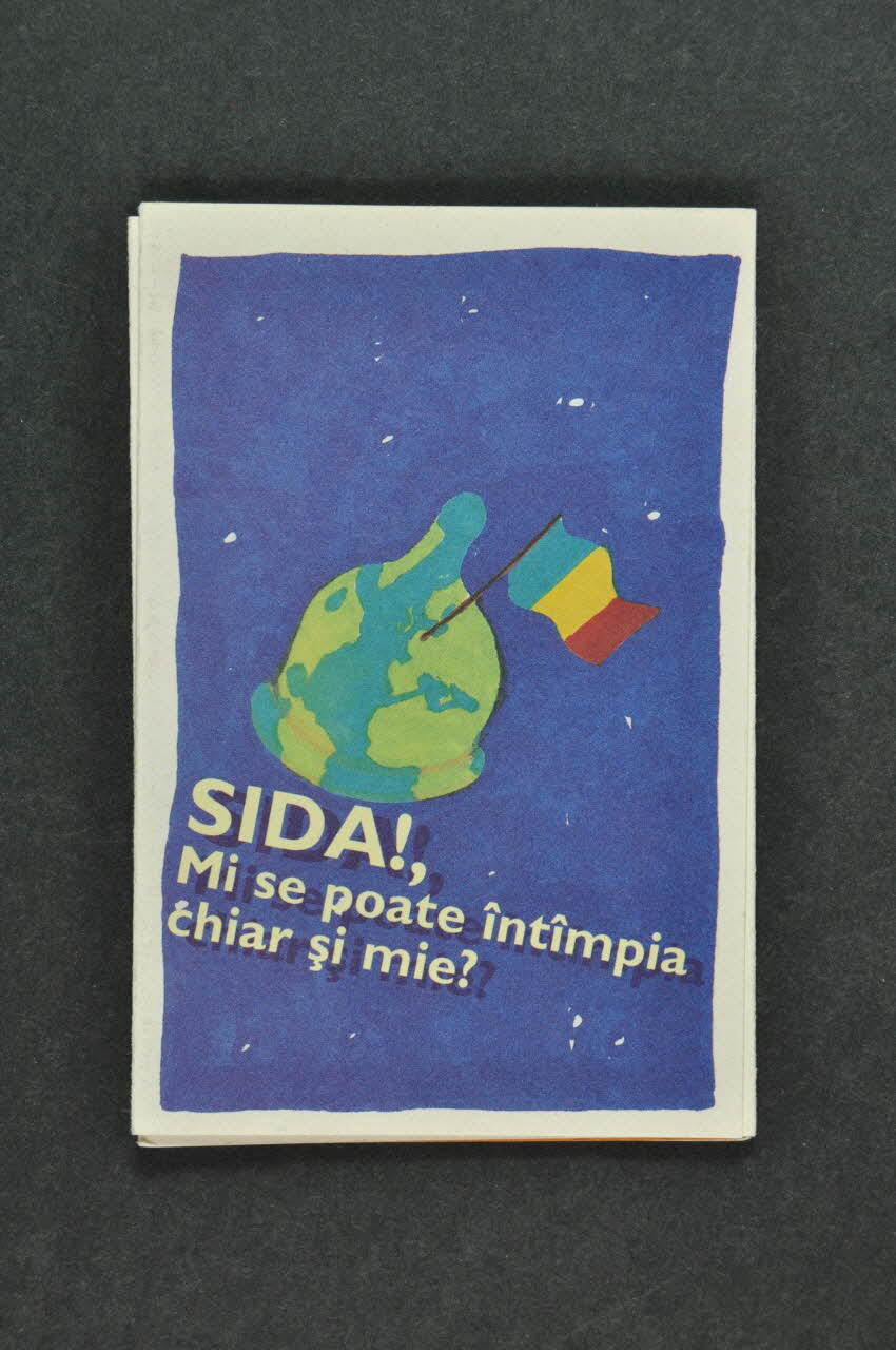 Amoc , Adzon Et Stratelis (Belgique), Aides Dépliant "Sida ! Mi si poate intimpia chiar si mie ?" (en roumain) (traduction) Allemagne 2005 2005.43.12 Photo Mucem