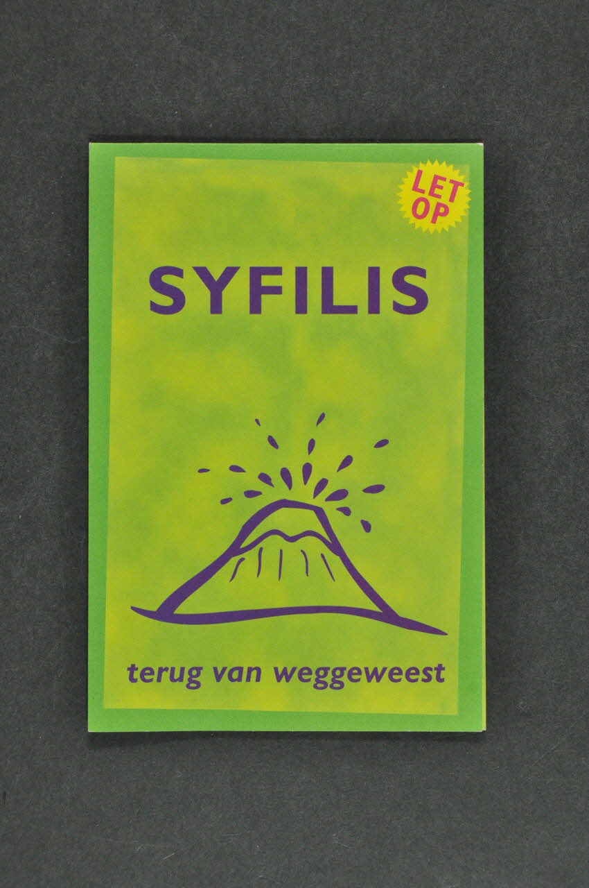 SAD Schorer Stichting Dépliant "Syphilis" Pays-Bas 2002 2005.43.13 Photo Mucem