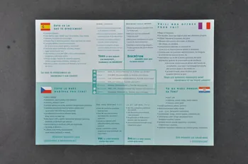 Dépliant "Looks open. Für Jungs die anschaffen : Tipps und infos für euch" (en allemand, espagnol, français, roumain, tchèque) (Pour les mecs qui font le trottoir) 2005.43.15 Photo Mucem