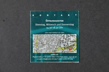 Dépliant "Looks open. Für Jungs die anschaffen : Tipps und infos für euch" (en allemand, espagnol, français, roumain, tchèque) (Pour les mecs qui font le trottoir) 2005.43.15 Photo Mucem