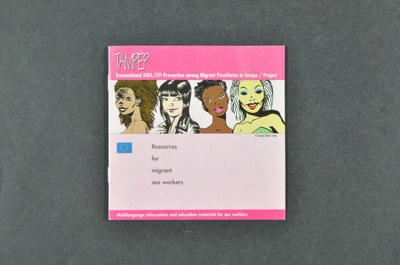 Tampep BROCHURE "TAMPEP. Resources for migrant workers" (Ressources pour les travailleurs du sexe migrants) Pays-Bas 2003/3 2005.44.10 Photo Mucem