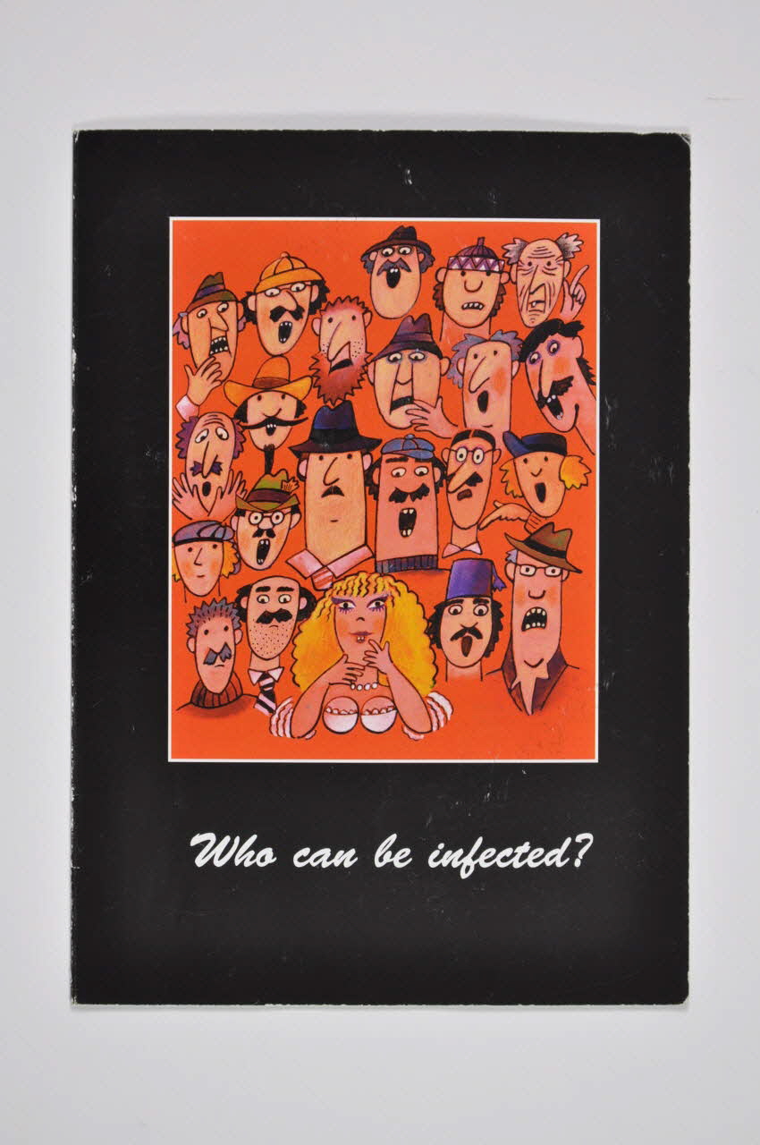 Dépliant "Who can be infected ?" (Qui peut être infecté ?) 2005.44.12 Photo Mucem