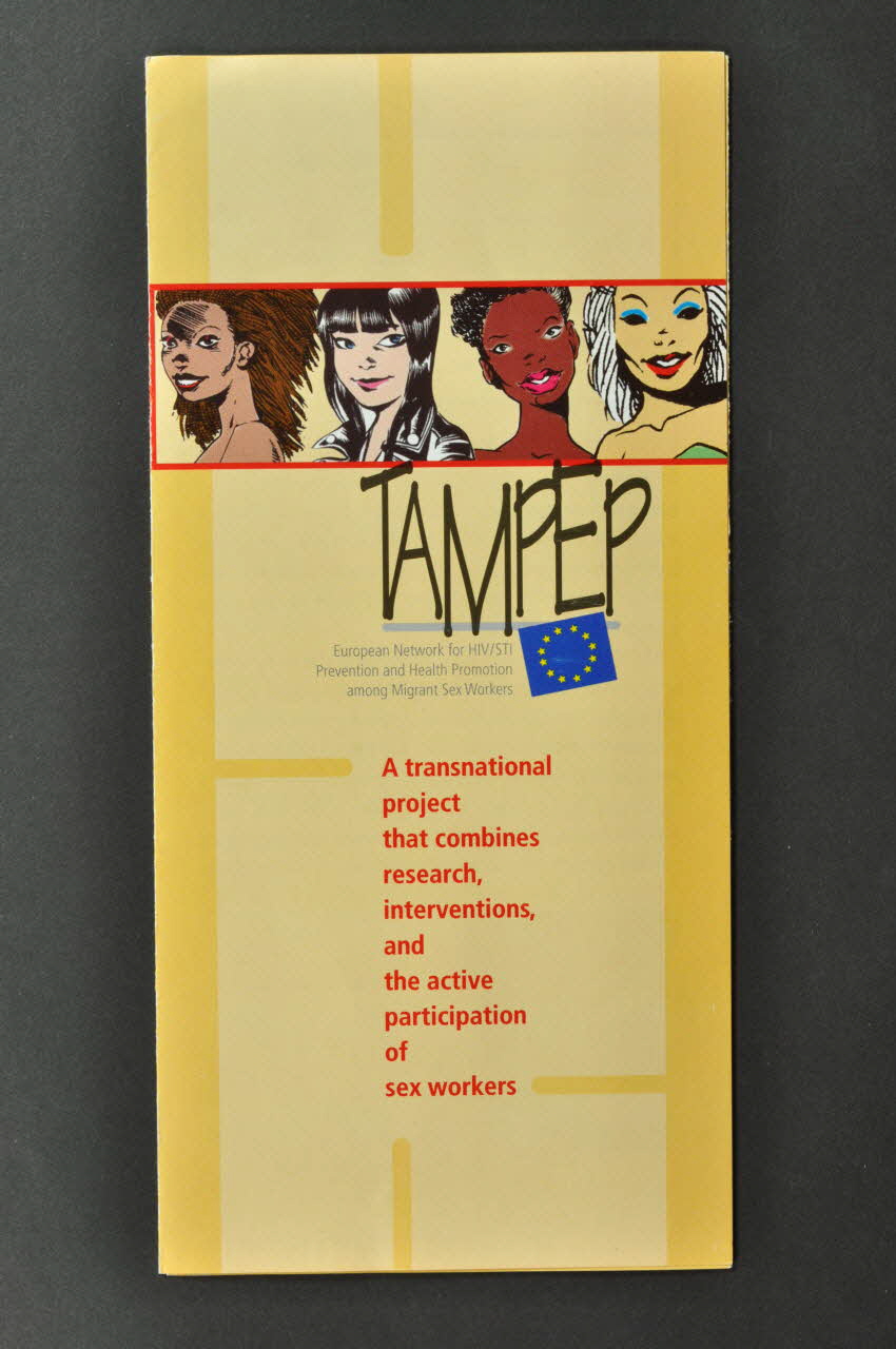 Dépliant TAMPEP. A transnational project that combines research, interventions and the active participation of sex workers" 2005.44.15 Photo Mucem