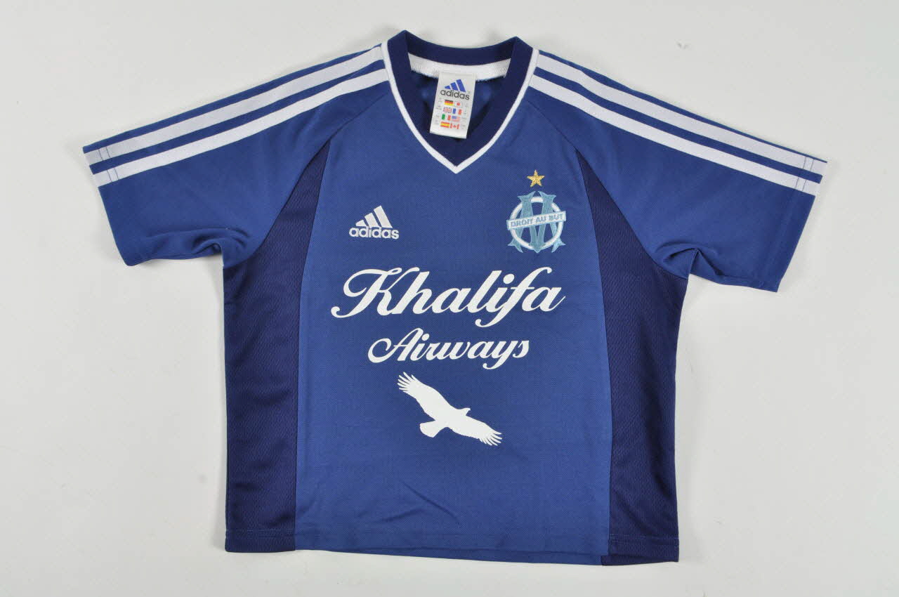 maillot de sport T-shirt de supporter de l'Olympique de Marseille Tunisie 2001-2003 2003.190.2 Photo Mucem
