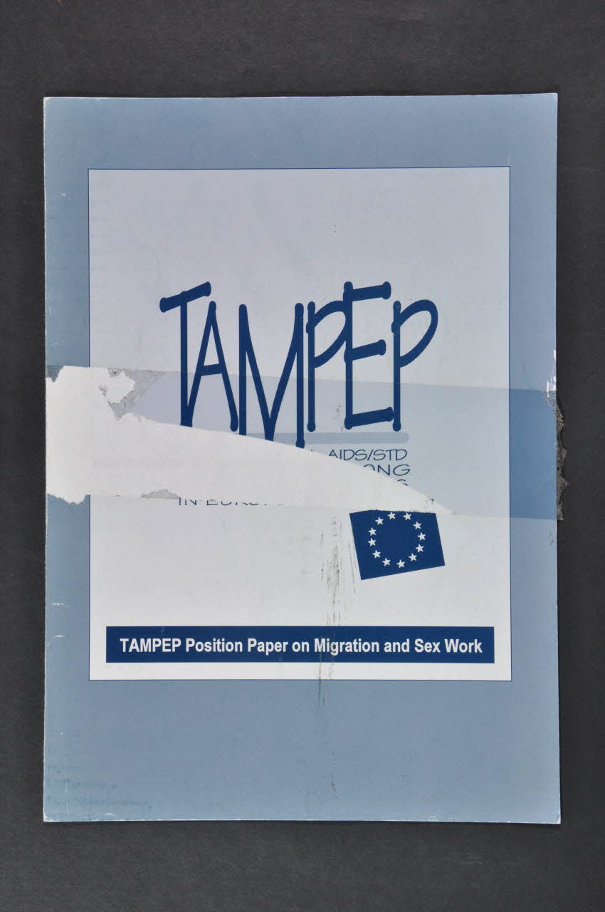 Tampep Dépliant "Tampep. Position paper on migration and sex work" (Tampep. Papier de position sur la migration et le travail du sexe) International 2001 2005.44.18 Photo Mucem