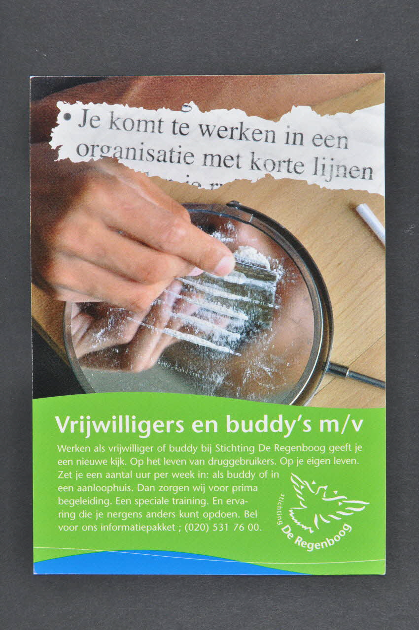 flyer " Vrijwilligers en buddy's m/v" 2005.46.3 Photo Mucem