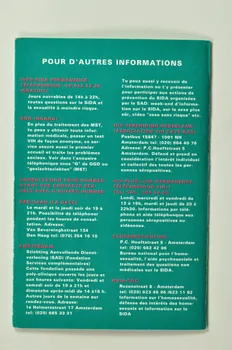 Stuurgroep Aidspreventie Homo's Dépliant "Homo sexe sans risque" (en français) Pays-Bas 1992/6 2005.47.102  Photo Mucem