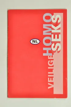 Stuurgroep Aidspreventie Homo's Dépliant "HomoSeks Veilige (en rouge) Pays-Bas 1992 2005.47.103 Photo Mucem