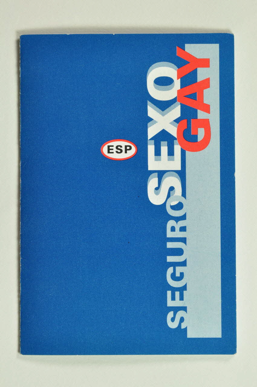 Stuurgroep Aidspreventie Homo's Dépliant "Seguro Sexo Gay" (en espagnol) Pays-Bas 1992 2005.47.104 Photo Mucem
