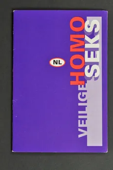 Stuurgroep Aidspreventie Homo's Dépliant "HomoSeks Veilige (en violet) Pays-Bas 1992 2005.47.106 Photo Mucem