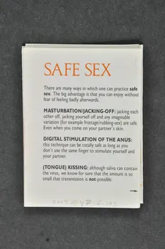 Projectgroup Preventive Information About Aids Dépliant "Gay Sex & AIDS" (en anglais) Pays-Bas 1987 2005.47.109  Photo Mucem