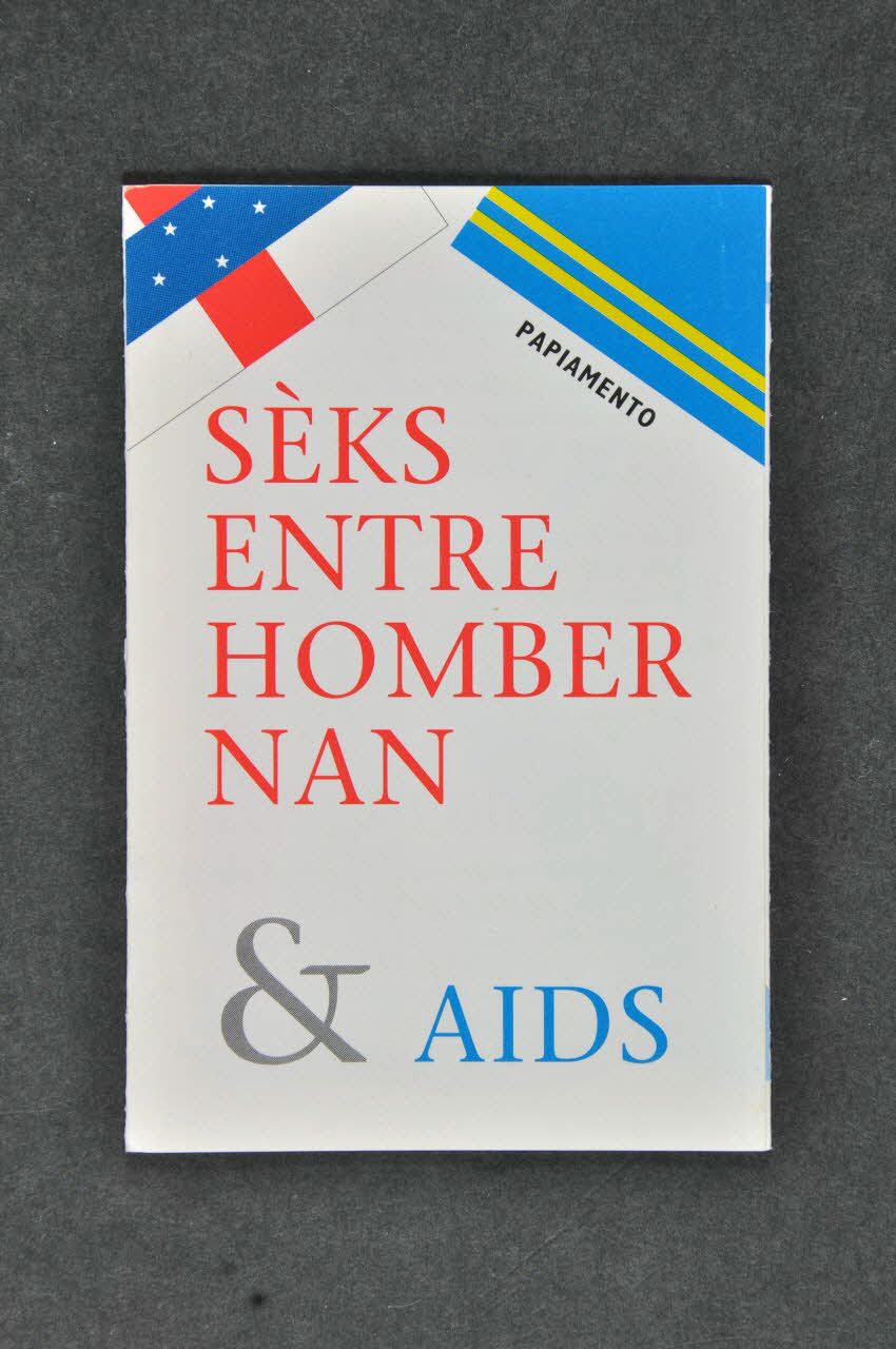 Coc Dépliant "Sèks entre homber nan" & AIDS" Pays-Bas 1992/2 2005.47.114 Photo Mucem