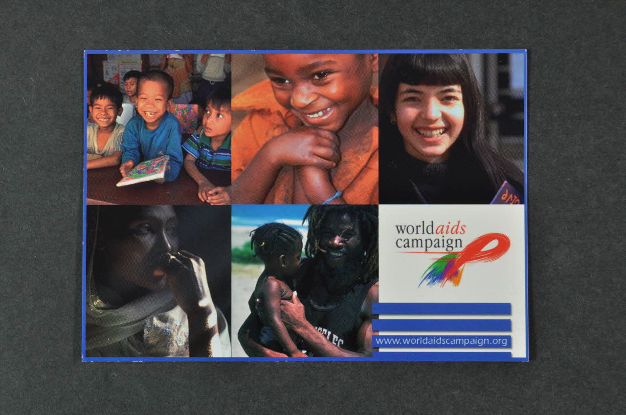 The World Aids Campaign carte postale Lorraine, France 2004 2004.240.19 Photo Mucem