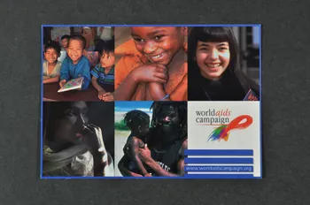 The World Aids Campaign carte postale Lorraine, France 2004 2004.240.19 Photo Mucem