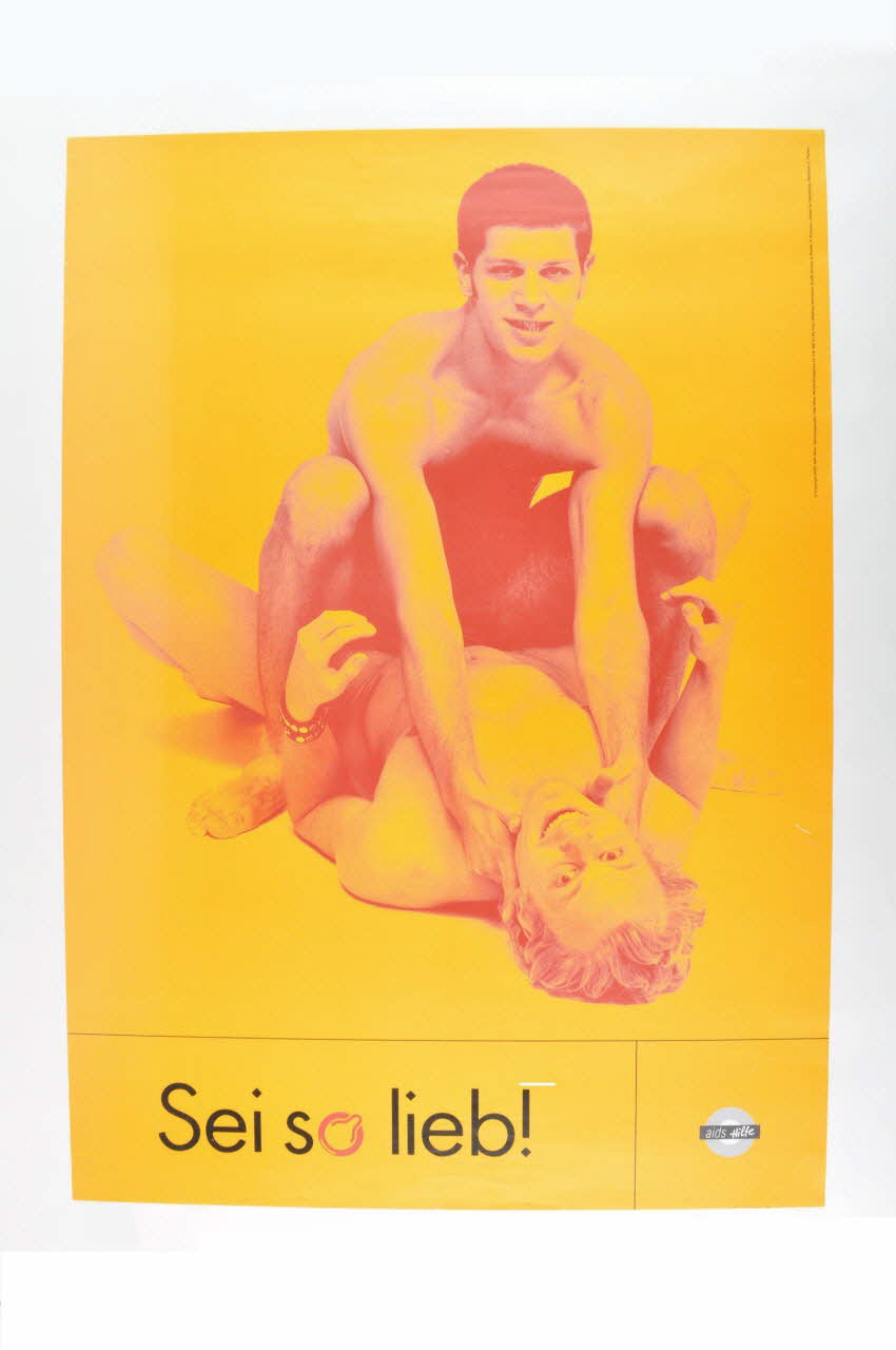 affiche "Sei so lieb !" (Sois gentil !) 2005.47.128 Photo Mucem