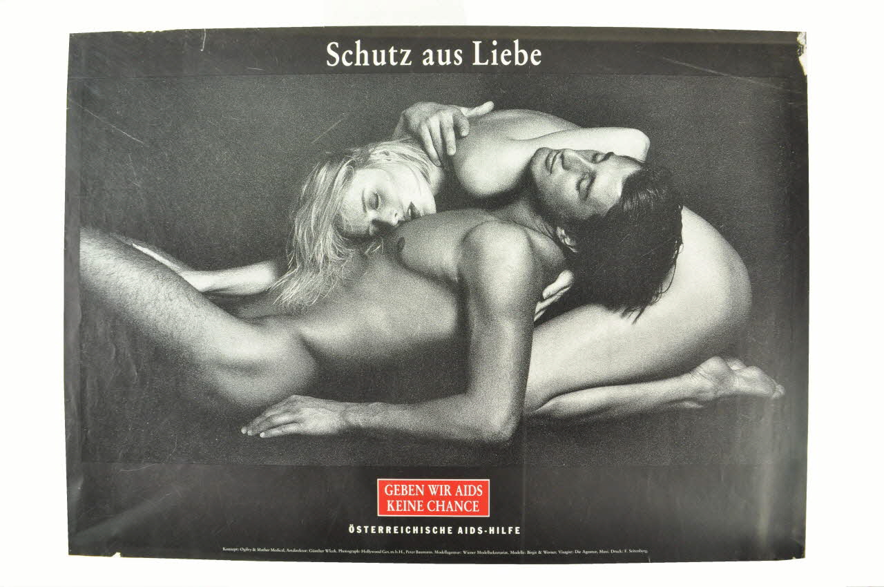 affiche "Schutz aus Liebe" (Protection pour l'amour) 2005.47.133 Photo Mucem