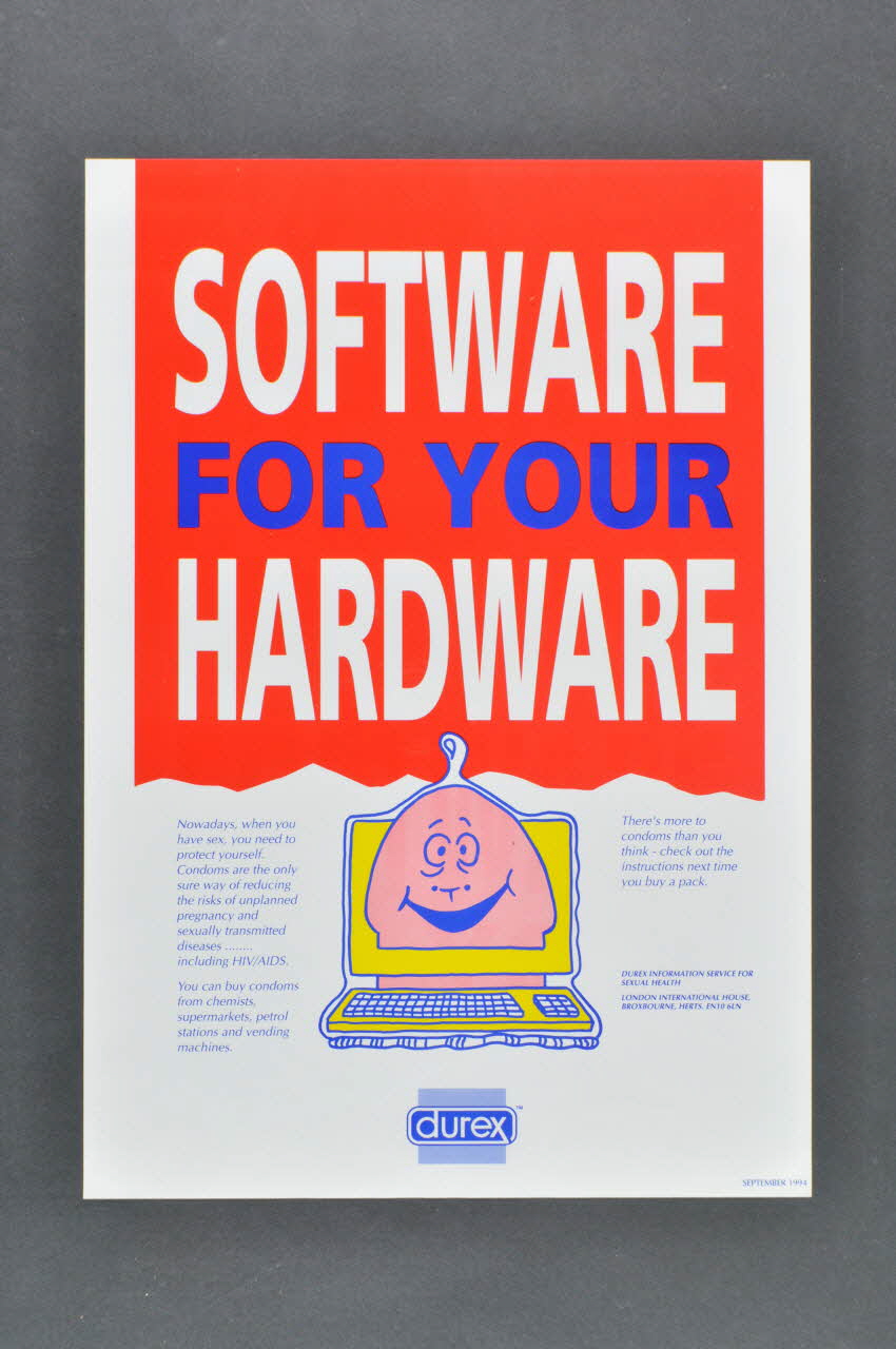 affiche "Software for your hardware" (Software pour votre hardware) 2005.47.159 Photo Mucem