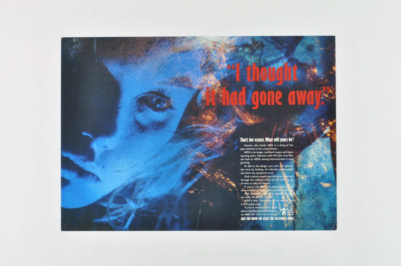 affiche "I thought it had gone away" (Je pensais qu'il n'existait plus) 2005.47.163 Photo Mucem